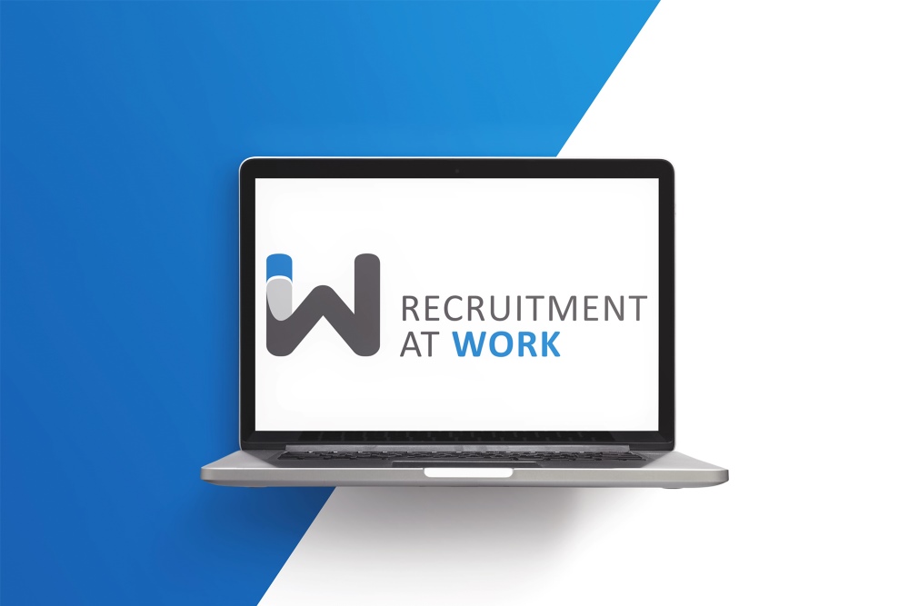 Recruitment at Work mockups logo